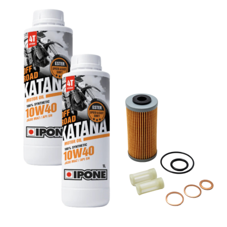 Pack vidange IPONE 10W40 pour Sherco 250/300/450 SEF-R 2012 à 2025 